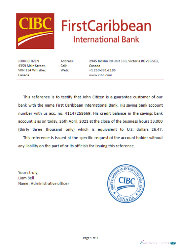 Download Canada CIBC Bank reference Photoshop template